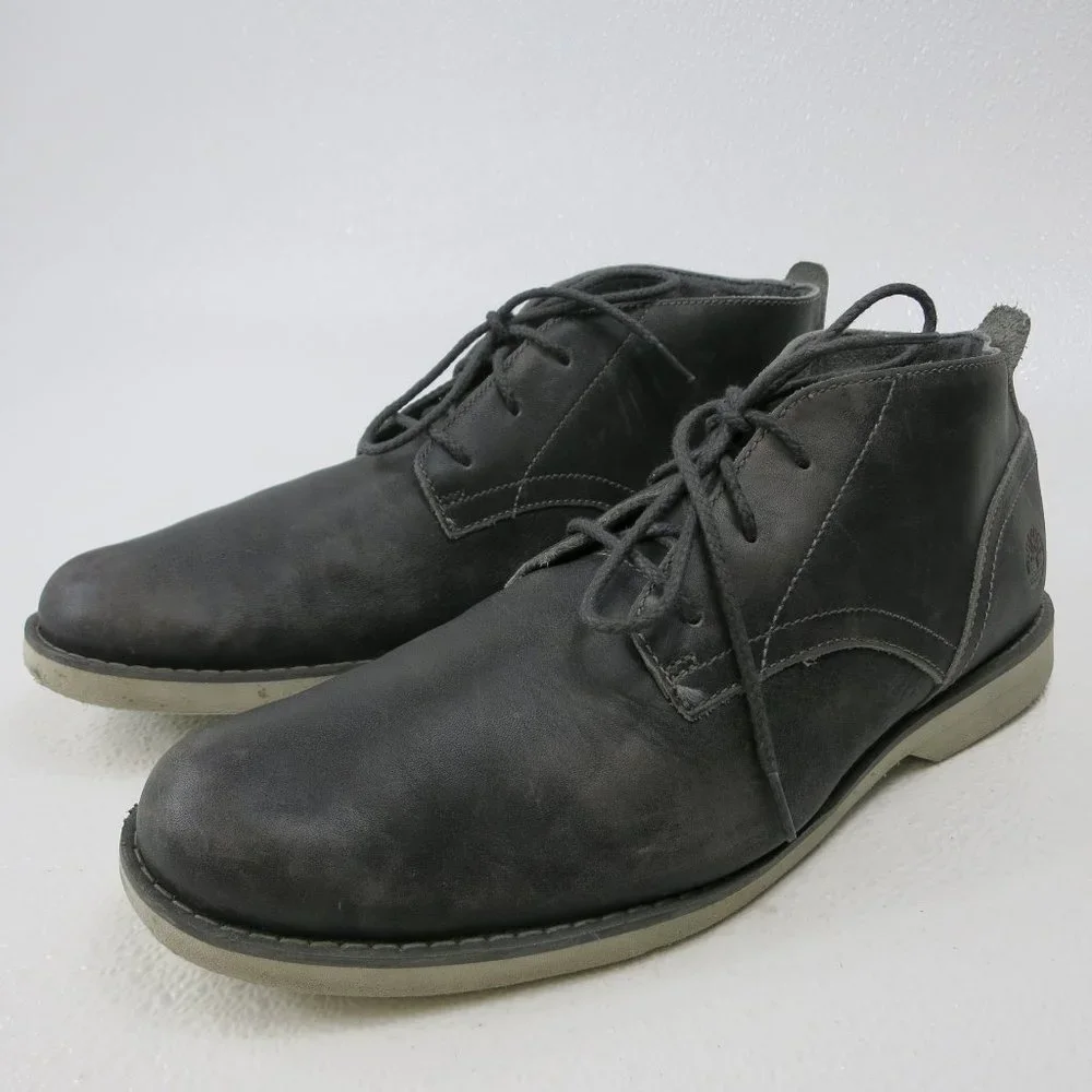 Timberland Light Soft Leather Comfort Chukka Boots Shoes Footwear Men's Size 9